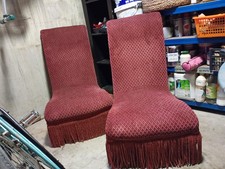 Lot d&#039;une paire de fauteuils boudoirs Napoléon III second empire