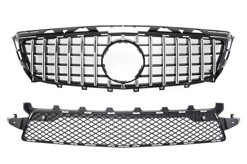 Calandre chrome noire - gt,