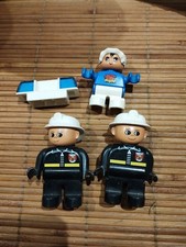 Lot 3 personnages  Lego Duplo vintage Et Partie Police Véhicule 