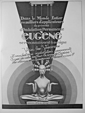 PRESS ADVERTISEMENT 1927 PROCESS EUGENE HAIRSTYLE PERMANENT RIPPLE
