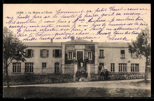 Cpa jars mairie et - mairie,