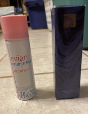 Rare 90s Vintage Evian Brumisateur Atomizer Mineral Water Face Mist  1.7 oz