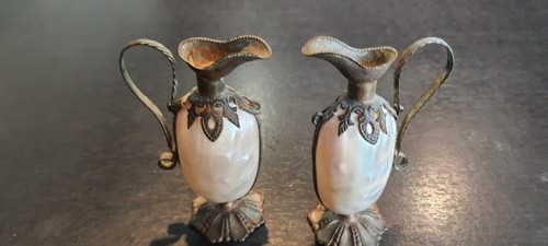 Paire flacons parfum - paire, nacre