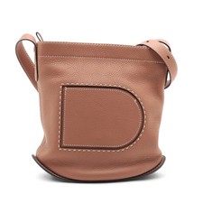 Delvaux bread Daily Sarpike MM Leather Shoulder bag Brown