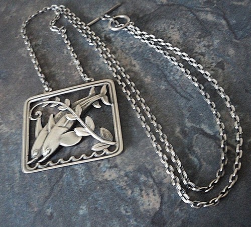 Georg jensen pendentif dauphin - georg,