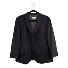 Sfi Femme Women’s Columbo 100% Cashmere One Button Blazer Jacket Sz 16