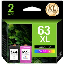 #63 63XL Ink Cartridge for HP OfficeJet 3830 3836 4650 5255 ENVY 4512 4520 4528