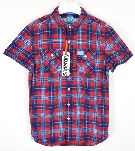 Superdry navy sorbet check - navy,