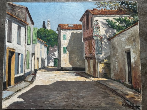 Huile sur toile marc - toile,