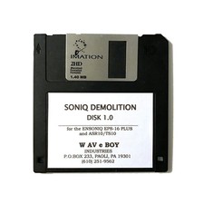 Effet "Soniq Demolition" WaveBoy pour sampler clavier ENSONIQ ASR 10, EPS 16