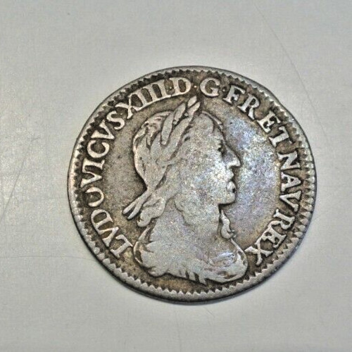 Louis xiii ecu 1643 a - 1/12,