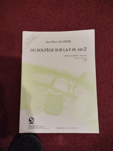 Livre solfège sur - sur, la