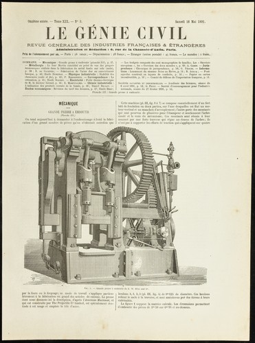 1891 grande presse à - 1891,