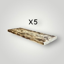 LOT DE 5 ÉTAGÈRES MURALES EN