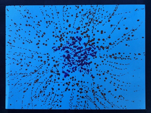 Art contemporain encres sur