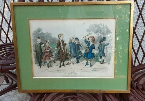 Ancien tableau cadre - tableau, revue