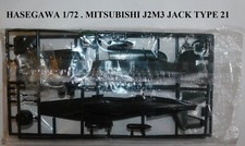 JAPANESE ZERO AIRCRAFT MITSUBISHI J2M3 JACK 21. HASEGAWA MODEL ref JS126. 1/72