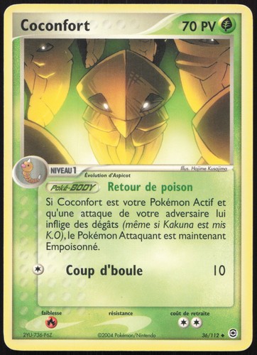 Carte pokémon coconfort - carte,