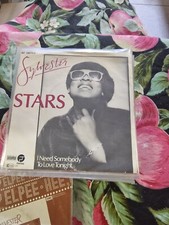 SYLVESTER '' STARS '' PINK VINYL 45 TOURS MADE IN GERMANY VG/VG