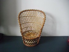 fauteuil en rotin style Emmanuelle