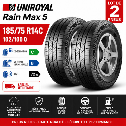 Pneus uniroyal rain max - 2x,