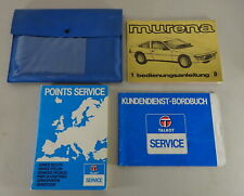 Board folder + operating instructions Talbot Mantra Murena status 01/1981
