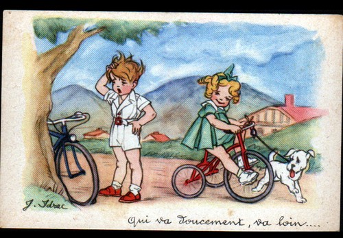 Enfants avec velo - enfants,