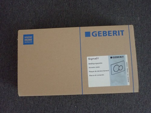 Geberit sigma blanc double - 01, blanc.