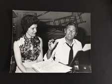 FRANCK POURCEL  et MADY MESPLE - PHOTO DE PRESSE ORIGINALE 18x24