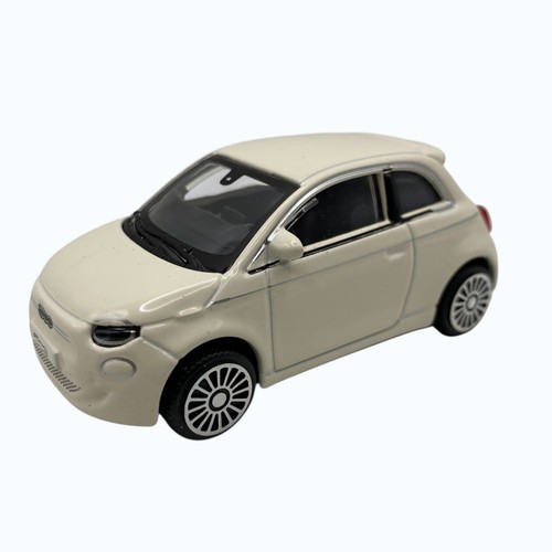 Burago fiat 500e - fiat, white