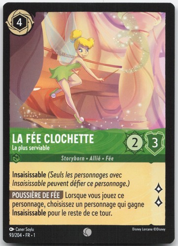Carte lorcana fée - carte, la