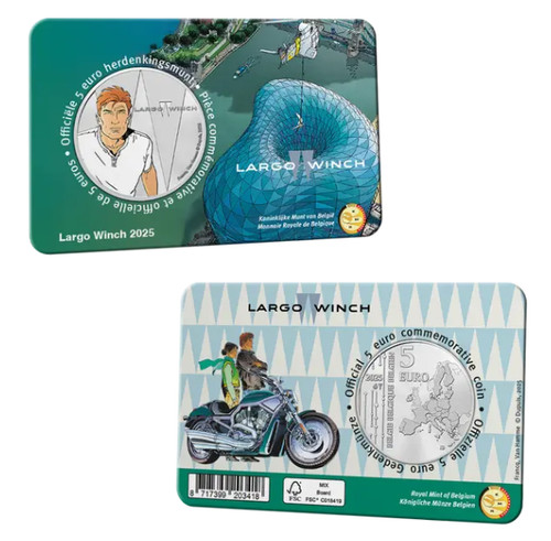 Coincard euros belgique - coincard, 5€