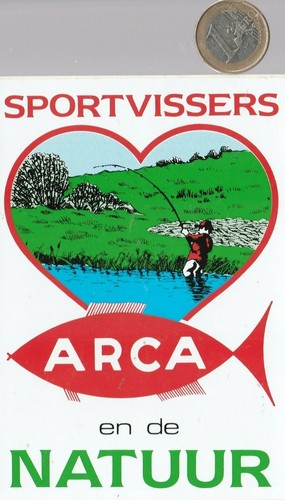 Autocollant pêche arca - ,
