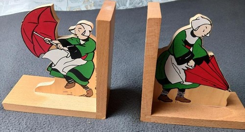 Serre livres bois - en, becassine