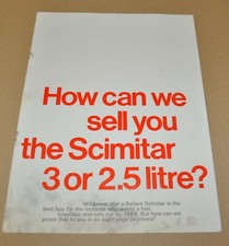 Reliant Scimitar Brochure Prospekt