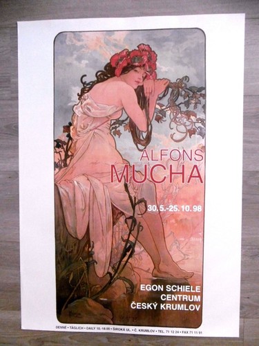 Mucha alfons affiche originale - alfons,