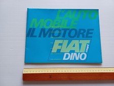 Fiat Dino 2.0 Coupe 1968 Original Italian Leaflet