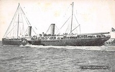 Carte postale bateau à vapeur