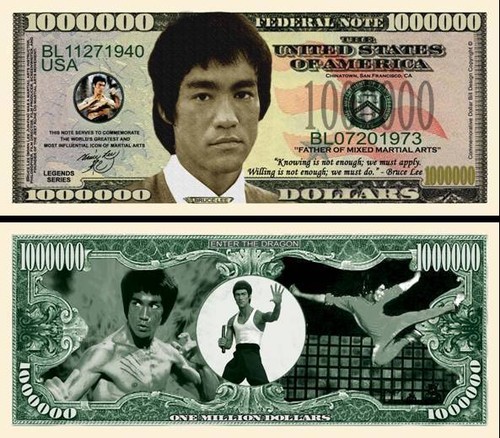 Bruce lee billet - 1, million