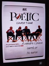 Vend 1 Place Concert Poetic