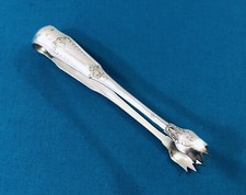 pince à sucre SFAM modèle SANS GENE / EMPIRE métal argenté Couvert Café Thé 14cm