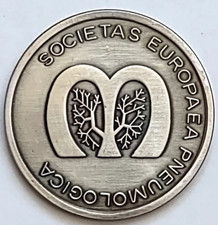 1982 European Pneumological Society Medallion Bruges-Knokke 1st Convention