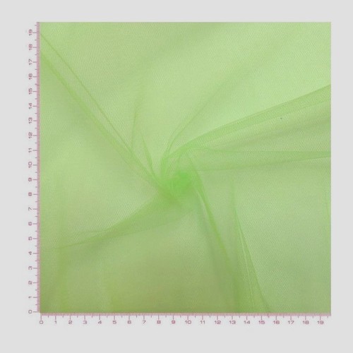 Tulle souple vert amande 37 - souple, /37