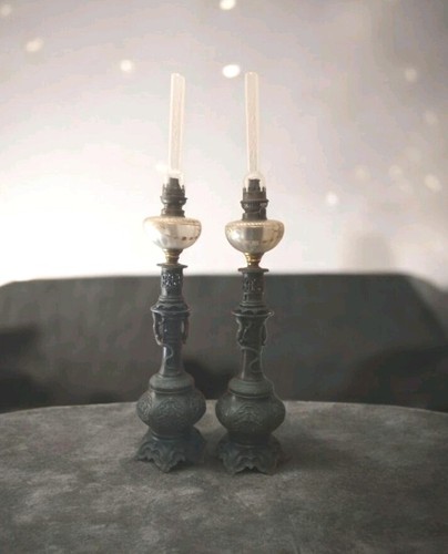 Paire lampes à - de,