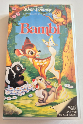 Bambi disney cassette vhs - cassette,