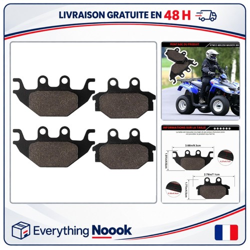 Plaquettes frein avant - de,