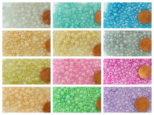 Rocaille 4mm couleur - 20, gr