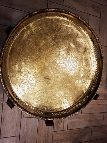 Table marocaine cuivre - marocaine,