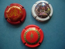 Lot 3 Champagne Muzzles - TAITTINGER - PIPER HEIDSIECK - DE CASTELLANE