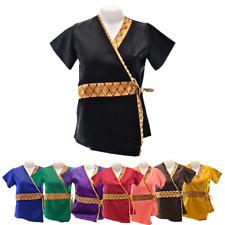 Tunic Spa Uniform Women's Beauty Therapist Massage Salon Hairdressing Thai Style